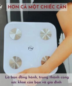 Cân sức khoẻ điện tử thông minh đo tới 18 chỉ số